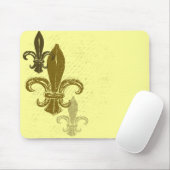 Tapis De Souris Trois Fleur De Lis (Avec souris)