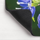 Tapis De Souris Trois fleurs bleues (Coin)