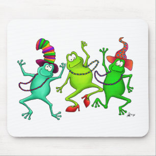 Tapis De Souris Trois Grenouilles Danseuses