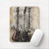Tapis De Souris Trois guitares (Avec souris)
