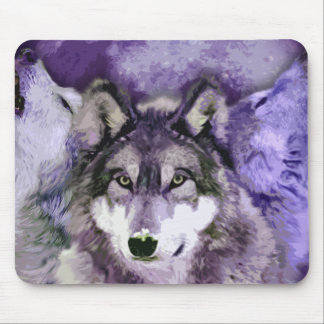 Tapis De Souris Trois loups