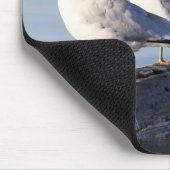 Tapis De Souris Trois mouettes sur un bûcher (Coin)