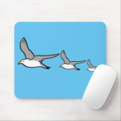 Tapis De Souris Trois oiseaux volent haut (Avec souris)