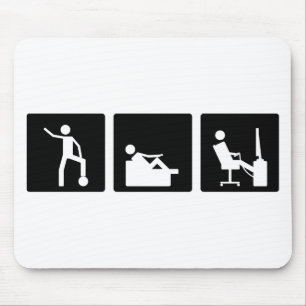 Tapis De Souris Trois peu de PICS - hommes 5