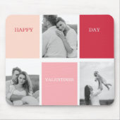 Tapis De Souris Trois photos | Bonne Saint Valentin (Devant)