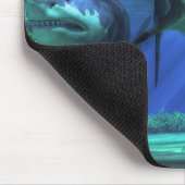 Tapis De Souris Trois requins (Coin)