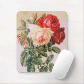 Tapis De Souris Trois Roses Mousepad (Avec souris)