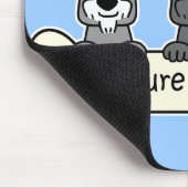 Tapis De Souris Trois Schnauzers miniatures (Coin)