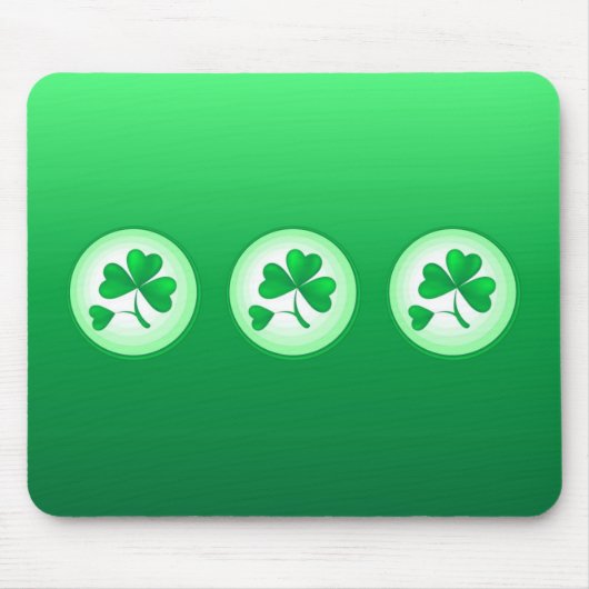 Tapis De Souris Trois shamrocks (Devant)