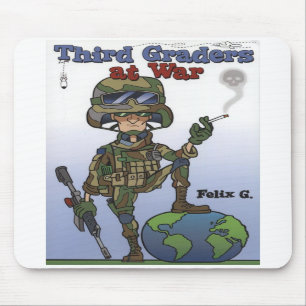 Tapis De Souris Troisième niveleuses à la guerre Mousepad