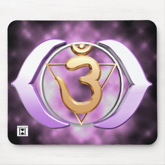 Tapis De Souris Troisième-Oeil Chakra Mousepad (Devant)