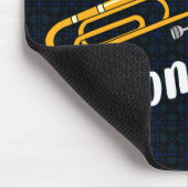 Tapis De Souris Trombone en tête blanche (Coin)