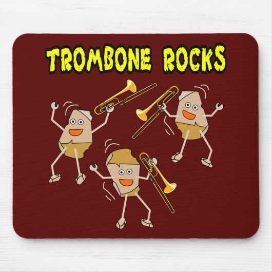 Tapis De Souris Trombone Rocks (Devant)