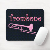 Tapis De Souris Trombone rose (Avec souris)