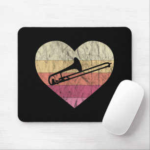 Tapis De Souris Tromboniste Aime Jouer Trombone