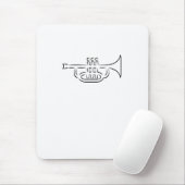 Tapis De Souris trompette (Avec souris)