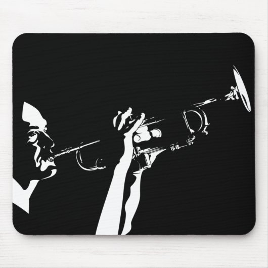 Tapis De Souris Trompettiste Mousepad (Devant)