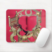 Tapis De Souris Trône du Roi Dagobert, (Avec souris)