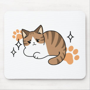 Tapis De Souris Trop Cool pour s'occuper, trop paresseux pour boug