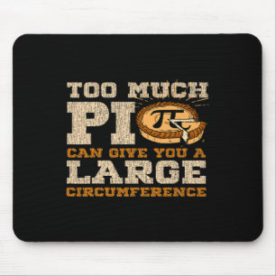 Tapis De Souris Trop d'amateurs de maths de jour Pi 3.14 Symboles