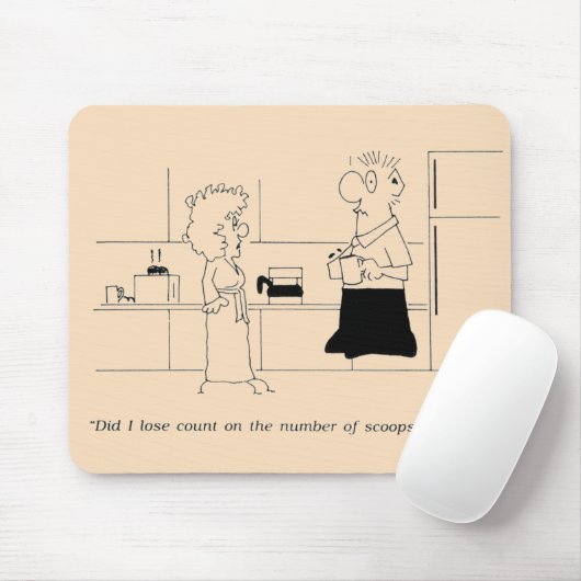 Tapis De Souris Trop de café (Avec souris)