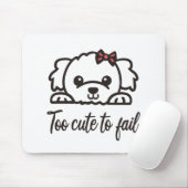 Tapis De Souris Trop mignon pour échouer(4) (Avec souris)