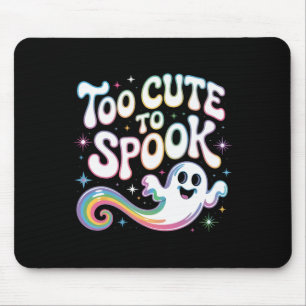 Tapis De Souris Trop Mignonne Pour Parler Ghost Drôle Halloween Di