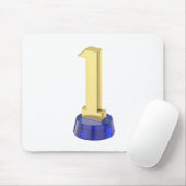 Tapis De Souris trophée numéro un de l'or (Avec souris)
