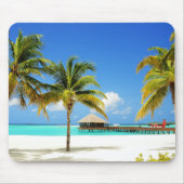 Tapis De Souris Tropical Beaches | Island & Lagoon, Maldives (Devant)