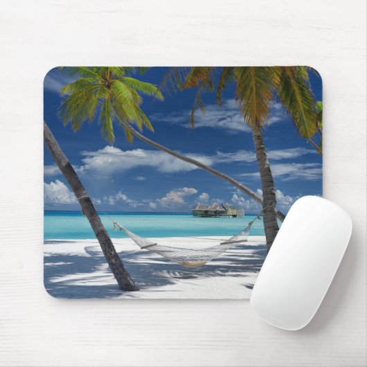 Tapis De Souris Tropical Beaches | Sandy Beach, Maldives (Avec souris)