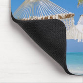 Tapis de souris tropical de scène de plage (Coin)