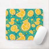Tapis De Souris Tropical Orange Slices Wedges Citrus Fruit d'été (Avec souris)