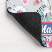 Tapis De Souris Tropical Orchid Floral (Coin)