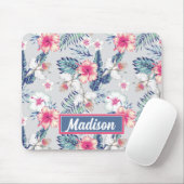 Tapis De Souris Tropical Orchid Floral (Avec souris)