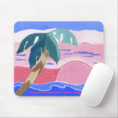 Tapis de souris Tropical Pink Sunrise (Avec souris)