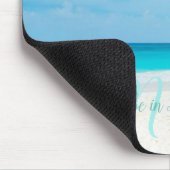 Tapis De Souris Tropical Sandy Beach Turquoise (Coin)