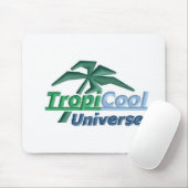 Tapis De Souris TropiCoolUniverse mousepad (blanc) (Avec souris)