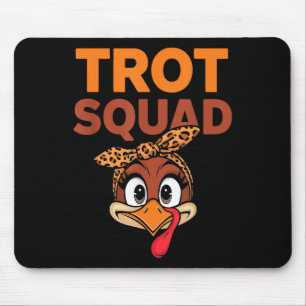 Tapis De Souris Trot Squad Drôle Turquie Face Hommes D'Action De G
