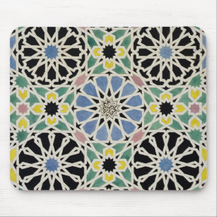 Tapis De Souris Trottoir de mosaïque à Alhambra, 'de l'Arabe