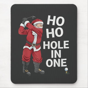 Tapis De Souris Trou en un drôle de golf Noël