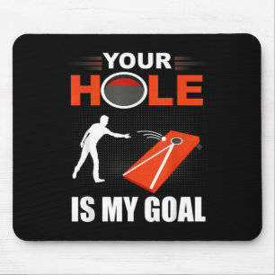 Tapis De Souris Trou est objectif drôle jeu de cornhole sac de har