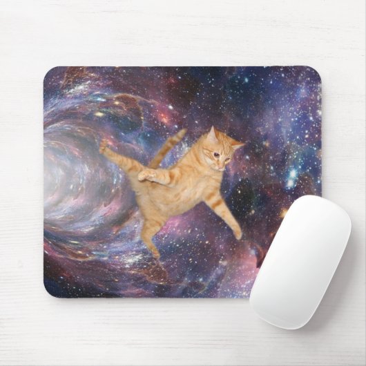 Tapis De Souris Trou noir Cat Galaxy Worm Trou Nebula Espace (Avec souris)