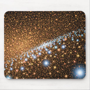 Tapis De Souris Trou noir d'Andromède, étoiles bleues - Concept d'