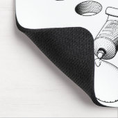 Tapis De Souris Trou rond de cheville carrée (Coin)