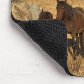 Tapis De Souris Troupeau de chevaux dans l'Ouest (Coin)