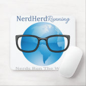 Tapis De Souris Troupeau nerd courant Mousepad (Avec souris)
