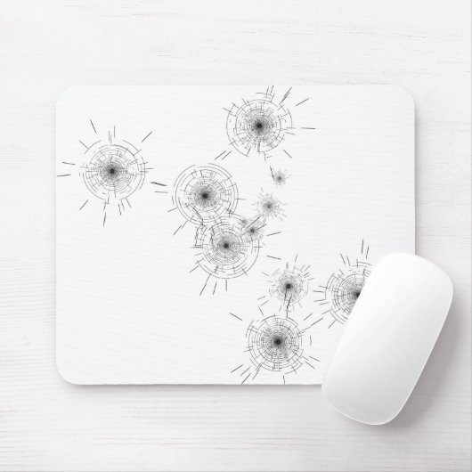 Tapis De Souris Trous de balle (Avec souris)