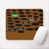 Tapis De Souris Trous et vert (Avec souris)