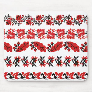 Tapis De Souris trousse de motif du schéma de vecteurs ukraine