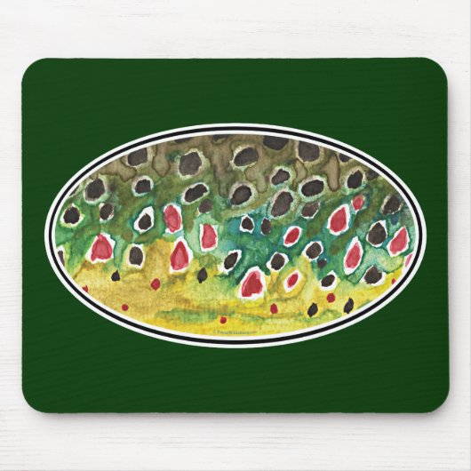 Tapis De Souris Trout Fly (Devant)